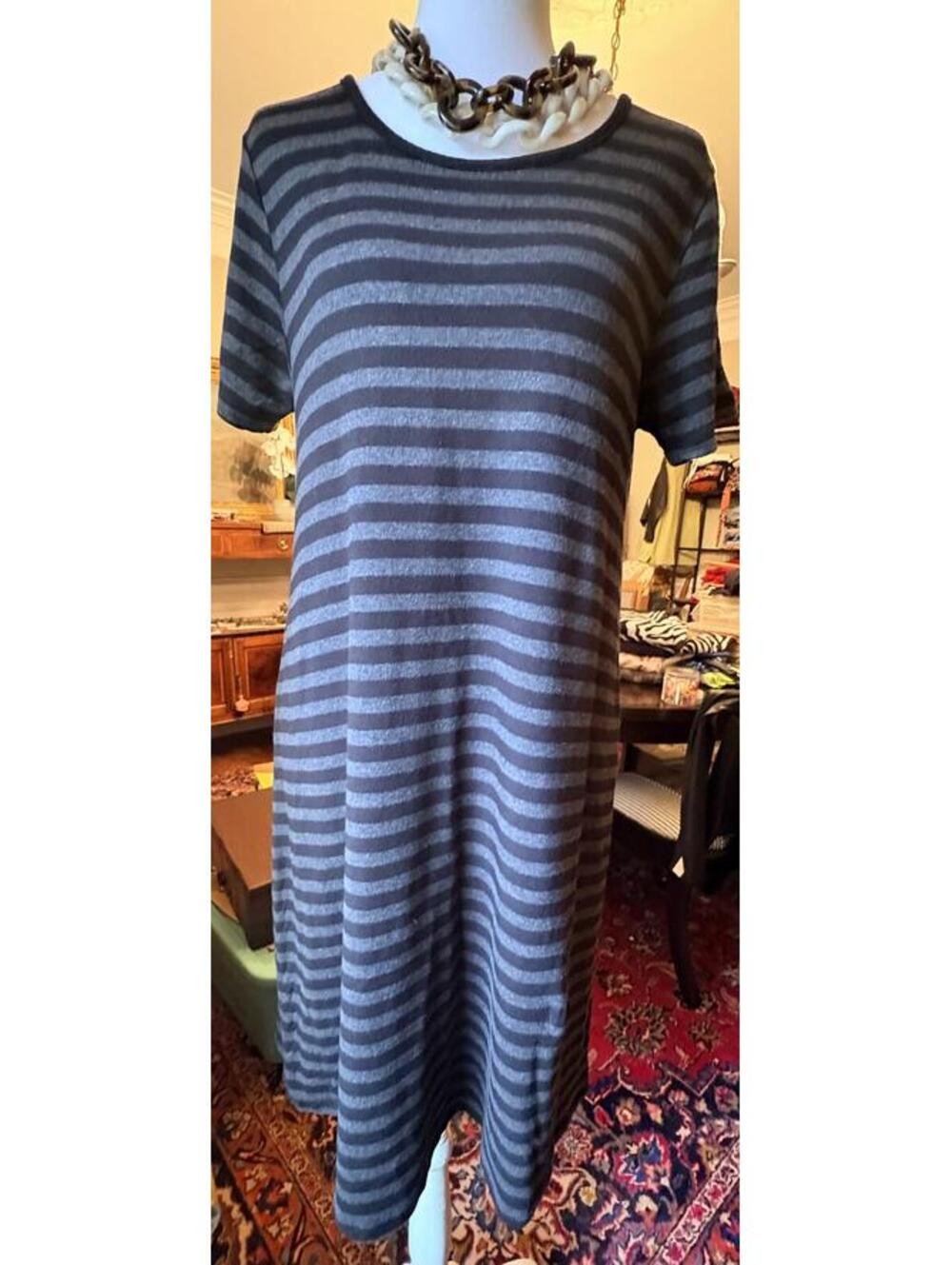 Dalia Striped T-Shirt Dress M